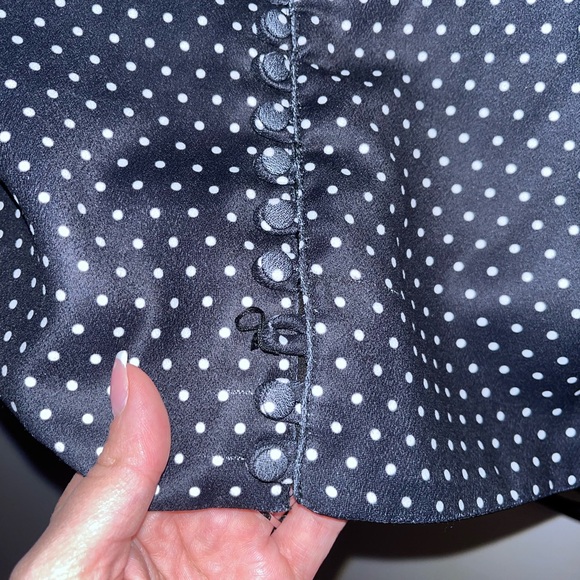 House of CB Paloma black & white polka dot dress - Picture 7 of 9